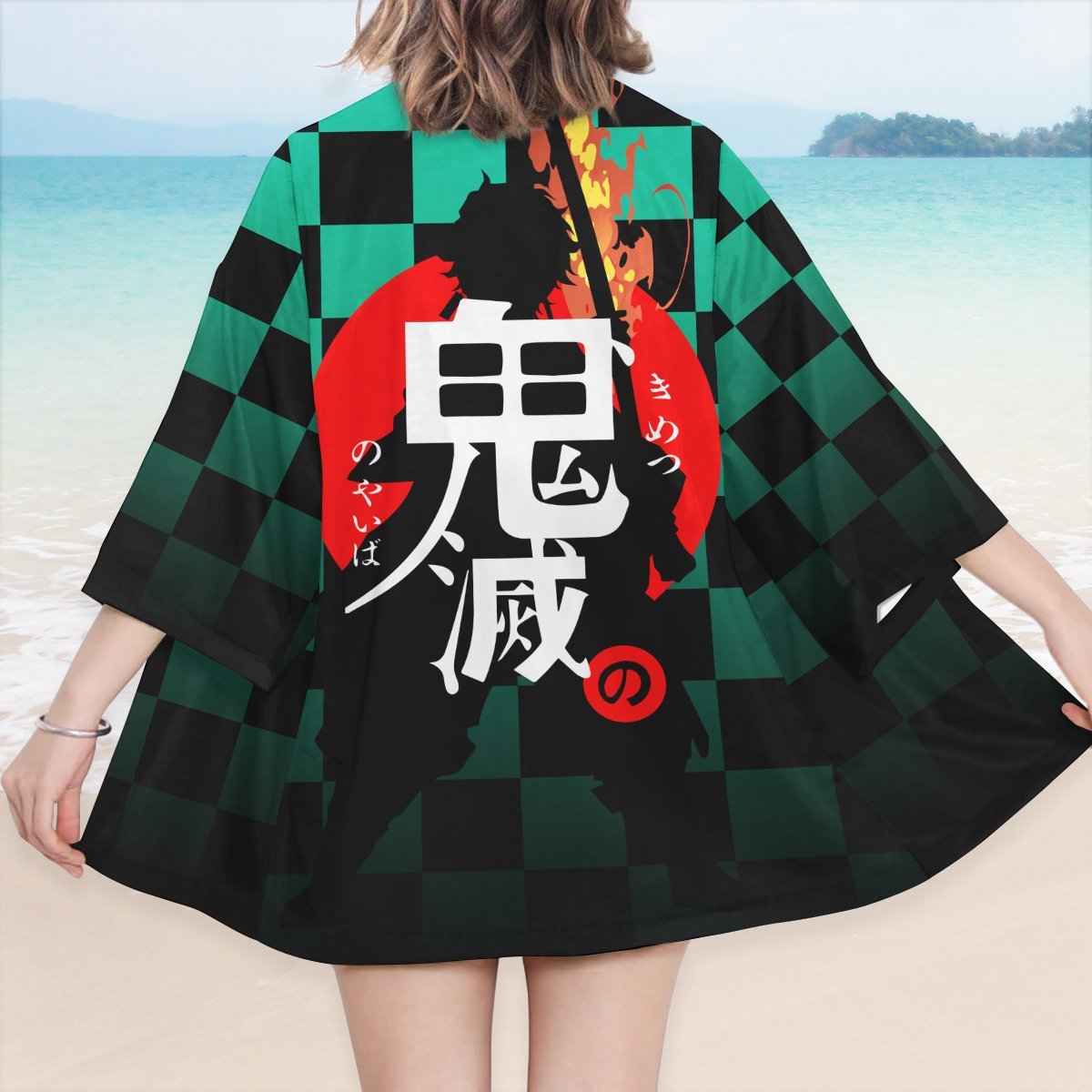 Demon Slayer Kimono - Kimetso No Yaiba Tanjiro Kimono FDM3107 
