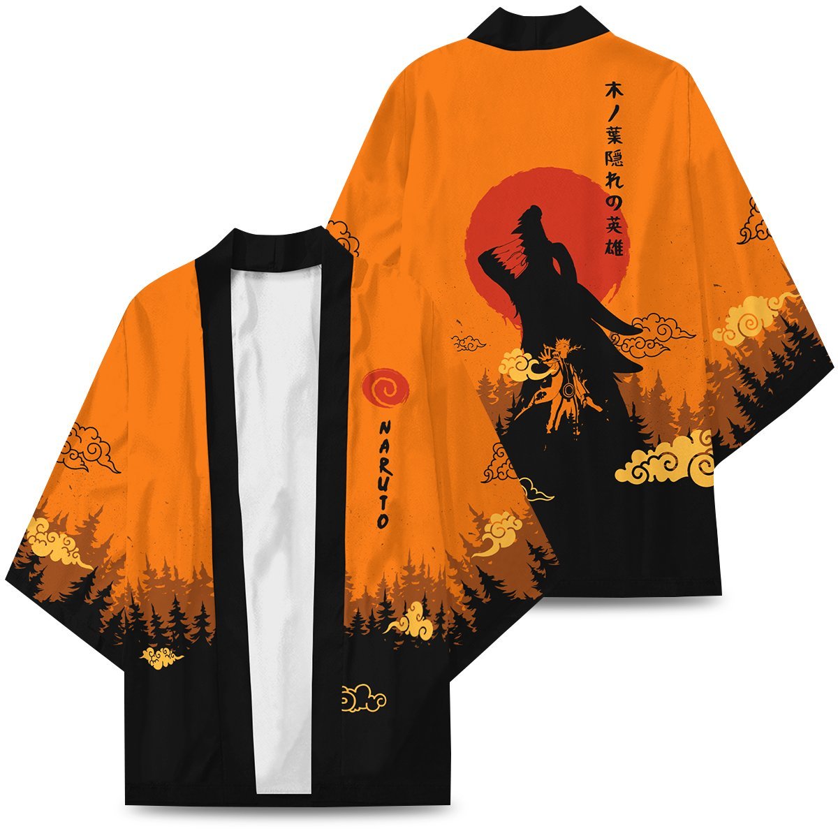 Naruto Kyubi Kimono FDM3107 S Official Anime Kimono Merch