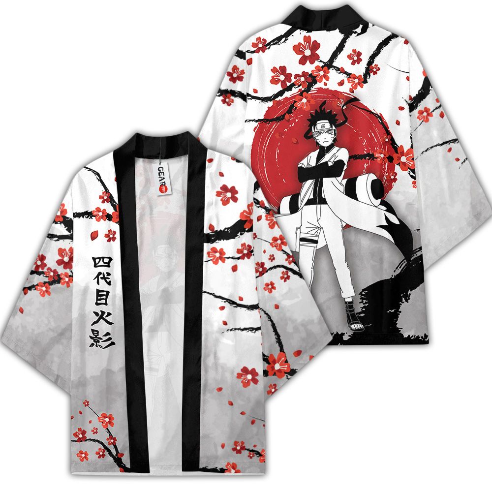 Naruto Sage Kimono Tùy chỉnh Nhật Bản Phong cách Anime Naruto Merch Quần áo GOT1308 Unisex / S Chính thức Anime Kimono Merch