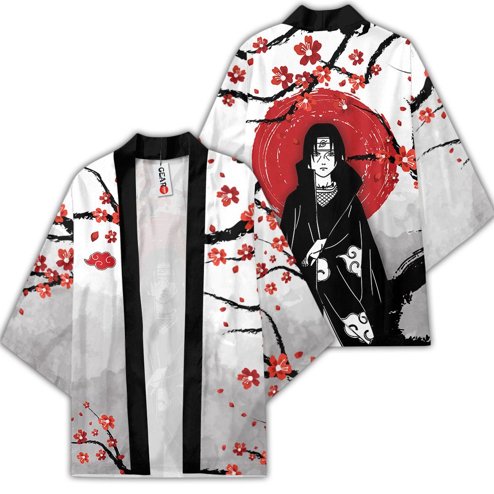 Itachi Kimono Tùy chỉnh Nhật Bản Phong cách Anime Naruto Quần áo Hàng hóa GOT1308 Unisex / S Chính thức Anime Kimono Merch